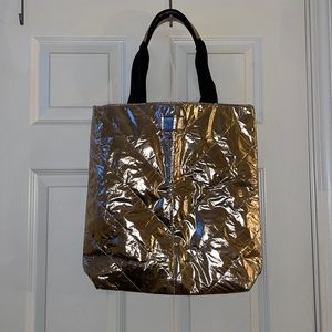 VS PINK HOLOGRAPHIC ICE PINK TOTE